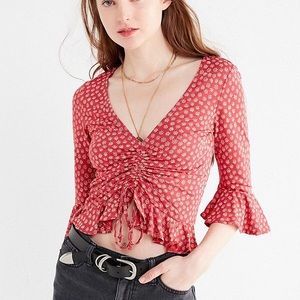 Urban Outfitters Myra Cinch top
